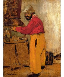 Edouard Vuillard, Henri de Toulouse-Lautrec bei den Nathasons in Villeneuve su Yonne
