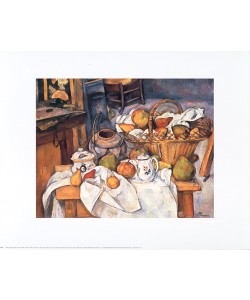Paul Cézanne, Still Life With Fruit Basket (Offset)