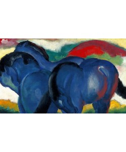 Franz Marc, Die kleinen blauen Pferde. 1911