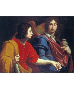 Lorenzo Lippi, Der Erzengel Raffael mit Tobias. 40er Jahre des 17. Jahrhunderts