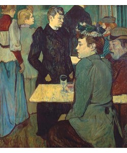 Henri de Toulouse-Lautrec, Eine Ecke im Moulin de la Galette