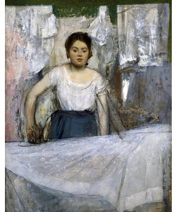 Edgar Degas, Die Büglerin. Um 1869