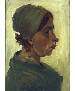 Vincent van Gogh, Kopf einer Bäuerin. 1884-1890