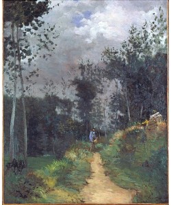 Alfred Sisley, Pfad im Wald von Fontainebleau. 1870