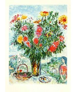 Chagall Marc Der grosse Blumenstrauss, steinsig. (Lithographie, nummeriert)