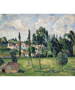 Paul Cézanne, Landschaft mit Wasserleitung (Paysage avec Conduite d'Eau). Um 1879