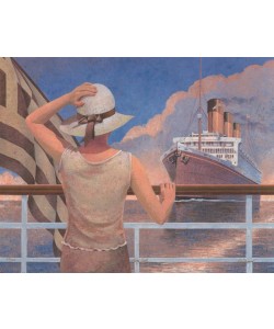 Francis Andrew Looking Back (Serigraphie, handsigniert)