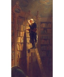 Carl Spitzweg, Leinwandbild Der Bücherwurm