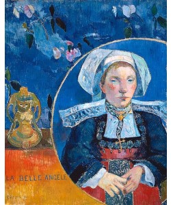Paul Gauguin, La belle Angele .  (Madame Angele Satre, Gastwirtin in Pont-Aven). 1889