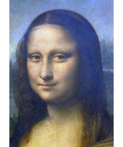 Leonardo da Vinci, Mona Lisa. Detail: Kopf. 1503-1506