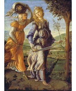 Sandro Botticelli, Die Rückkehr der Judith mit dem Haupt des Holofernes.