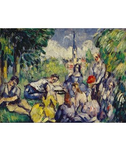 Paul Cézanne, Frühstück im Grünen. 1873/1875.