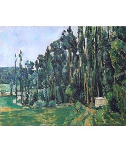 Paul Cézanne, Die Pappeln. Gegen 1879/1882