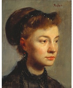 Edgar Degas, Bildnis einer jungen Frau. 1867