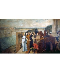 Edgar Degas, Die Erbauung Babylons durch Semiramis. 1861