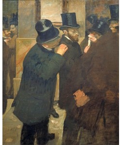 Edgar Degas, Ernest May (1845-1925) an der Pariser Börse. 1878/1879