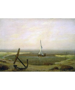 Caspar David Friedrich, Abend bei Ebbe.