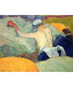 Paul Gauguin, Frau im Heu. 1888