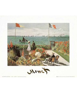 Claude Monet, Terrazza sul mare a Saint-Adresse, 1867 (Offset)