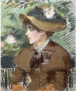 Édouard Manet, Auf der Bank. 1879.