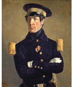 Jean-François Millet, Bildnis eines Marine-Offiziers. 1845