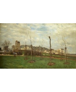 Alfred Sisley, Blick von Batignolles auf Montmartre. 1869
