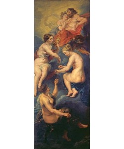 Peter Paul Rubens, Medici-Zyklus: Die drei Parzen spinnen den Lebensfaden des ungeborenen Kindes. 1621-25