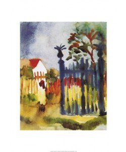 August Macke, Gartentor, 1914 (Offset)