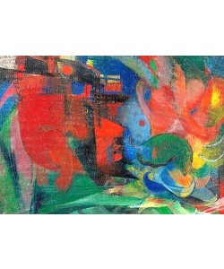 Franz Marc, Abstrakte Formen II. 1914