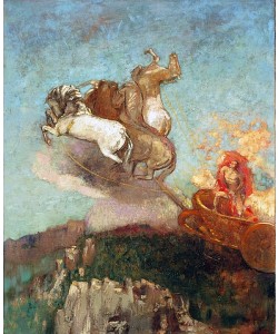 Odilon Redon, Der Wagen des Apollo. 1907/08