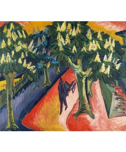 Ernst Ludwig Kirchner, Kastanien-Allee. 1911