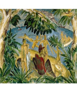 Ernst Ludwig Kirchner, Badende auf Fehmarn. 1913/14