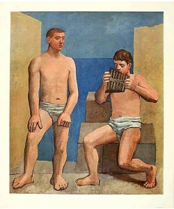 Picasso Pablo Die Panflöte, 1923 (Farbenlichtdruck)