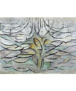 Piet Mondrian, Blühender Apfelbaum. 1912