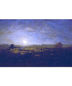 Jean-François Millet, Schafweide bei Sonnenuntergang. 1872/73