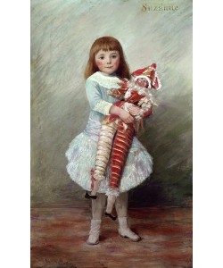 Pierre-Auguste Renoir, Suzanne mit Harlekinpuppe.