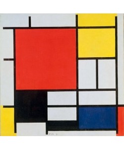 Piet Mondrian, Komposition mit Rot, Gelb, Blau und Schwarz. 1921
