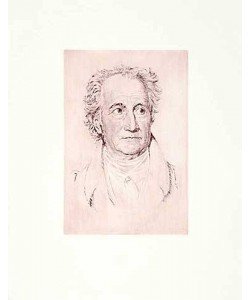 Bruck  Goethe (Radierung, rot)