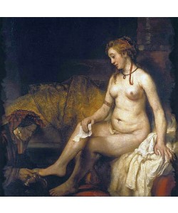 Rembrandt van Rijn, Bathseba im Bade. 1654.