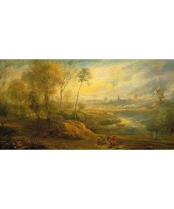 Peter Paul Rubens, Landschaft mit Vogelfänger. 1638-40.