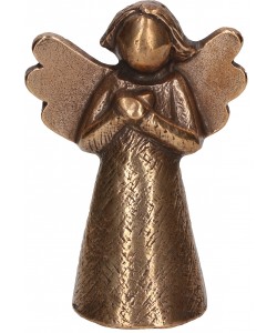 Kerstin Stark, Bronzefigur Engel des Segens, 8,5 x 6cm