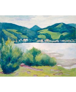 August Macke, Tegernseer Landschaft. 1910.