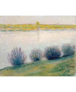 August Macke, Am Rhein bei Hersel. 1908.