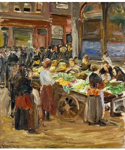 Max Liebermann, Judengasse in Amsterdam. 1908.