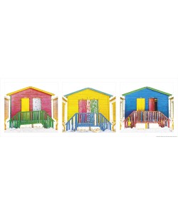 Philip Plisson, Cabanes de plage multicolores