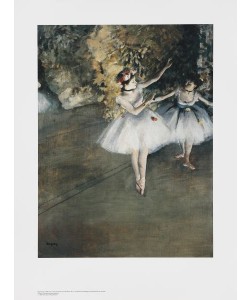 Edgar Degas, Zwei Tänzerinnen auf der Bühne (Offset)