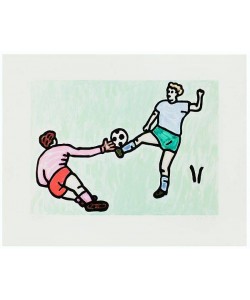 Paeffgen C.O. Fussball (Giclee Print a. Hahnemühle, handsig., nummeriert)