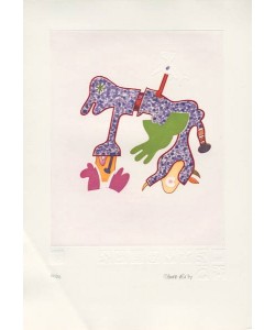 Alt Otmar Fantasiewesen Drachen C (1974) (Radierung 11/50)