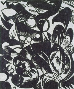 Franz Marc, Schöpfungsgeschichte I. 1916.
