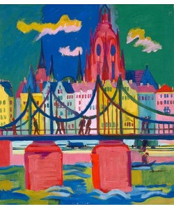 Ernst Ludwig Kirchner, Frankfurter Dom. 1925.